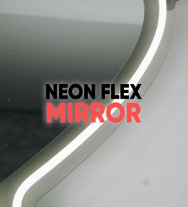 Cermin Akrilik Model LOVE Neon Flex