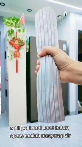 PEL LANTAI KARET OTOMATIS (FREE ONGKIR) Alat Pel Lantai Tanpa Pakai Tangan / Pel Spons Sponge / Cotton Rubber Cleaning Mop Magic Pel Tanpa Peras Karet Pembersih Lantai / Alat Pel Putar + Ember Multifungsi Stainless Steel / Pengering Lantai Lipat Praktis