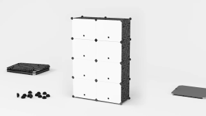 DIODIY DIY Splicing Shoe rack Shoe Cabinet Shoe Storage Boxes Foldable Dust-Proof Stackable screwless storage cabinet