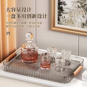 Water Draining Tray Transparent Plastic
