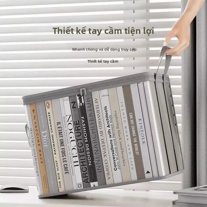 Hộp Đựng Sách Có Thể Gập Lại Cực Lớn, Chống Thấm Nước, Trong Suốt ...