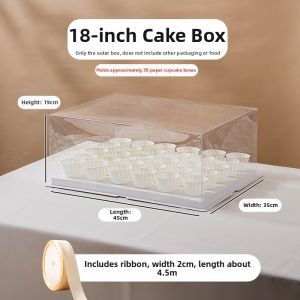 MEIDI | Rectangular Birthday Grand Opening Graduation Cupcake Packaging Box 40x60cm