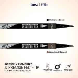 INEZ Eyeliner Pen Easy N Precise Eye Liner Waterproof Inez Cosmetic TERMURAH