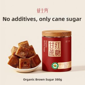 YIZHUJIAO | Organic Brown Sugar Block Pure Cane Manual Production Tonifying and Blood Nourishing