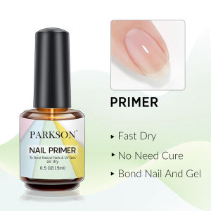 Parkson 12ml TPO FREE HEMA FREE Long Wear Diamond Nowipe Top Coat Peel Off Base Coat Soak Off UV LED Gel Polish Nail Manicure