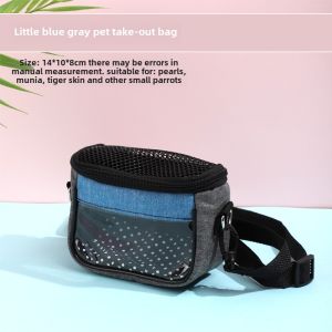 Tiger Skin Xuanfeng Warm Cotton Travel Cage Outdoor Cage Parrot Diaper Bag Bird Cage Outdoor Cage Parrot Backpack for Going out