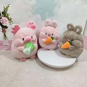 Animal plushie pillow rabbit plush toy dog pillow chicken doll kid birthday gift