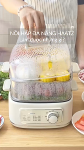 Nồi lẩu hấp đa năng Haatz CIM371 10 lít 8 chức năng hấp