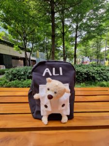 PEROSNALISED KIDS BEAR BACKPACK