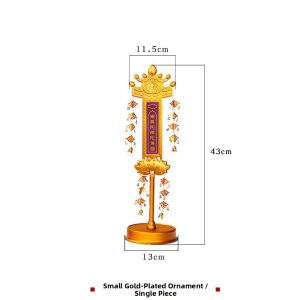 HENANSHENGZHONG | Amitabha Name Religious Figure Temple Decoration With Hanging Jewel Strips