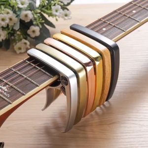 RIXTON Guitar Capo Clamp Aluminium Alloy Metal Wood Grain
