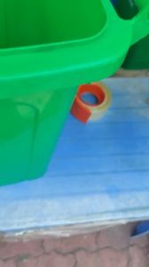 Thùng Rác Công Nghiệp 30L Màu Xanh Có Nắp Đậy - Gói Đơn Chất Lượng Cao