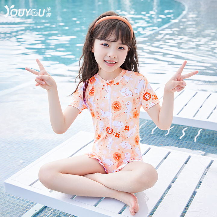 Swimsuit for Girls 2023 New Summer One-Piece Girl Cute Princess Swimming  Suit Toddler Children Teens Children's Swimwear