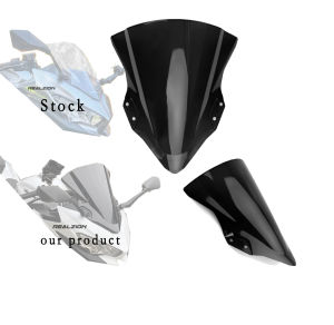 REYGEAK NINJA 400 High Double Bubble Windshield For KAWASAKI NINJA400 Motorcycle Accessories