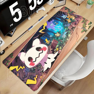 Bandai | Mimikyu Pokemon Anime Kawaii XXL PC Gaming Mouse Pad Keyboard Overlock Larger Mousepad Office Non-slip Base HD Printing Desk Mat