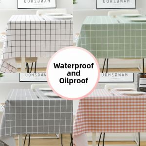 Waterproof and Oil-Resistant Wash-free Tablecloth