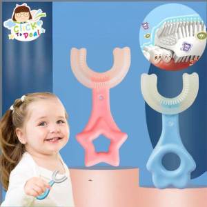 CTD U-Shape Children Toothbrush Kid Toothbrush 360° Silicone Kids Toothbrush Gosok Gigi Kanak U 形牙刷 儿童牙刷