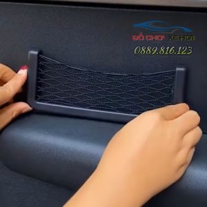 Túi Lưới Gắn Trên Xe Ô Tô Đựng Điện Thoại Đồ Đa Dụng Tiện Lợi