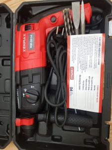 máy khoan bê tông 3 chức năng  kenmax dây đồng 100% tặng 5 mũi  khoan đục đặt 2 cái có VAT.