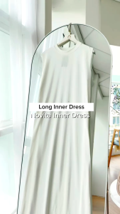 ZOE ARISAH Muslimah Novita Cotton Long Straight Cut Inner Dress Inner Wanita Murah Panjang Inner Perempuan ZOE ARISSA