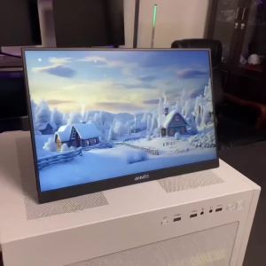 Anmite | 16 Portable Monitor 144Hz/120Hz 1920*1200 Resolution 300Cd/m² Brightness Suitable for Laptops Mobile Phones