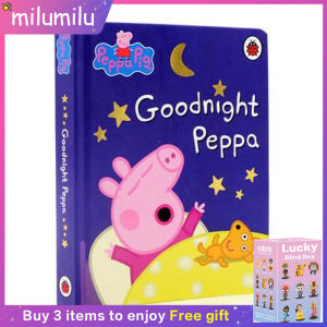 หมูเป็ปป้า Goodnight Peppa หนังสือนิทานโดยหนังสือเกวียนหนังสือภาษาอังกฤษต้นฉบับ