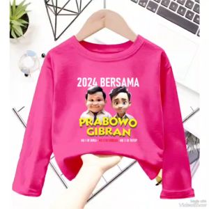 Atasan Kaos Anak anak Lengan Panjang GEMOY New Viral Usia 1-12 Thn