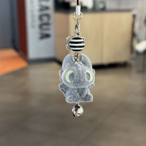 Cute Toothless Dragon Keychain Sweet Cartoon Couple Best Friend Bag Doll Accessory Hanging Decoration Keychain Holder