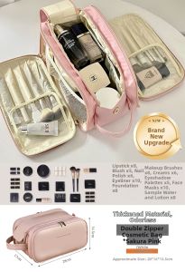 UMI | Large Capacity Double Zipper Makeup Bag