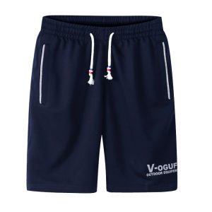 Summer Mens Straight Leg Five-Quarter Beach Shorts Thin Sporty Loose Casual Basketball Shorts Mid-Waist Polyester Fiber