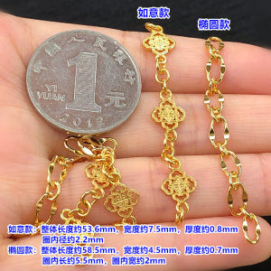 สร้อยคอโซ่เชื่อมหัวเข็มขัดเงินแท้ S925 ลูกปัดสีทอง สร้อยข้อมือ DIY ทำมือ เครื่องประดับแฟชั่น โซ่ต่อ หัวเข็มขัด