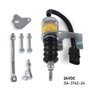 OE 3991168 SA-4941-24 3964628 24V Engine Cutting Solenoid Valve For Cummins Coil 6CT 8.3 Flameout Solenoid Valve Replace Parts