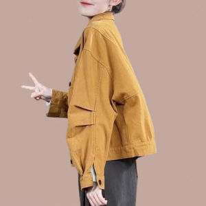 Fashionable Petite Spring Style Workwear Denim Jacket