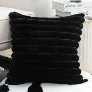 Gối Hình Gấu Trúc Đen Trắng Đơn Giản Hiện Đại Cho Phòng Khách Và Văn Phòng Bọc Gối Mềm Mại Thoải Mái Chất Liệu Vải PP Cotton