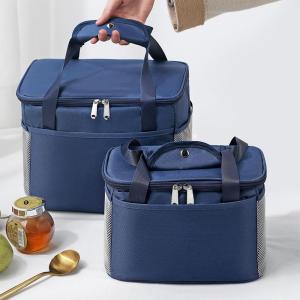 Thickened Aluminum Foil Insulated Lunch Bag Large Capacity Meal Box Bag Handbag Portable Thermal Storage Bag for Family Use