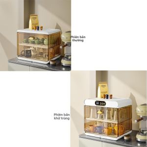 DIHUANTUO | Giá Đựng Cốc Chống Bụi Gập Được