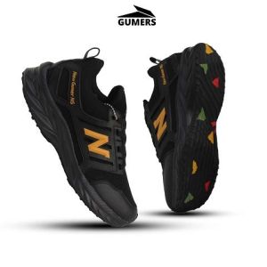 SEPATU OLAHRAGA TERBAIK SNEAKERS SANTAI DAN KERJARINGAN DAN LENTUROLAHRAGASANTAIWARNA black gold