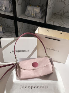 Pink Genuine Leather Tote Bag Womens Casual Fashion Trend Soft Handle Zipper Closure Shoulder Crossbody Bag High Quality Texture