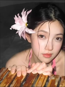 New Simulation Lily Flower Hair Clip Sweet Girl Travel Photo Duck Mouth Clip Hair Accessories