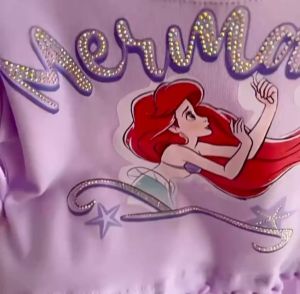 Gaun Putri Lengan Panjang Katun Bayi Perempuan