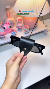 Vòng cổ da DOCKRAZY đa chức năng kẹp mắt kính phụ kiện thời trang mix đồ điểm nhấn Outfit cho Nam Nữ