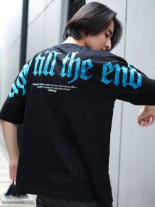 kaos oversize pria ftte huntercutz blue