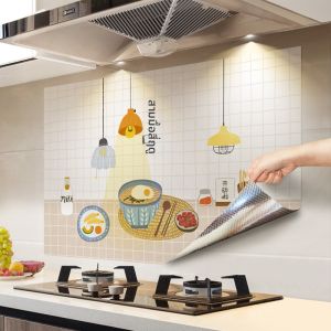 NAIFUNA | Oil-Resistant Fireproof Heat-Resistant Waterproof Thickened Sticker