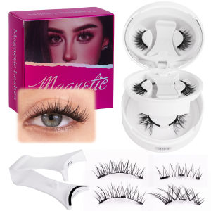 ชุดขนตาปลอมแม่เหล็ก – ขนตาปลอมแบบนุ่ม ใช้ซ้ำได้ ไม่ต้องใช้กาว กันน้ำ ดูเป็นธรรมชาติ มาพร้อมแหนบ