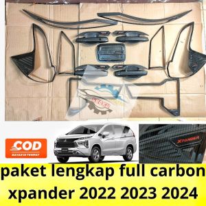paket lengkap Xpander 2022 2024 Full Carbon garnish outer handle tank