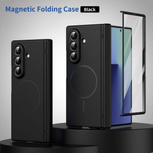 Full Protection For Magsafe Case Hinge Protector For Samsung Galaxy Z Fold 8 Ultra 7 6 5 4 3 Hard Magnet Cover With Front Glass
