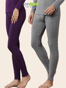 กางเกงขายาวผู้ชาย Pure Cotton Fleece Lined กางเกงขายาวหนา อบอุ่น กางเกงขายาวฤดูหนาว ผ้าฝ้ายแท้ เส้นใยยืดหยุ่น ผลิตจากจีน