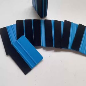 Durable Felt Edge Vinyl Squeegee Tool 4-Inch Car Vinyl Film Wrapping Scraper Window Tint Tool Professional Scratch Free Squeegee