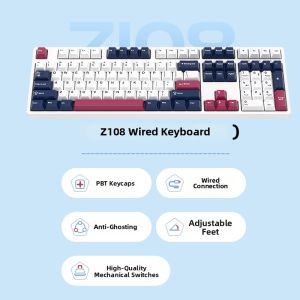 ikbc | Silent Wireless Mechanical Keyboard 108 Keys