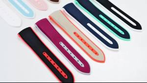 Strap for Omega X Swatch Joint MoonSwatch 20mm Curved End Silicone Rubber Folding Buckle Watch Band Bracelet for Seamaster 300